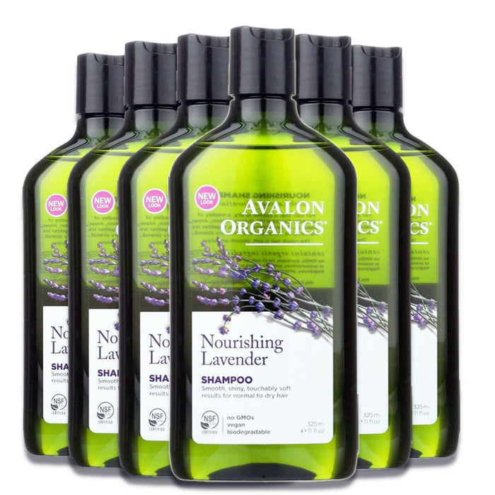 Avalon - Organics Shampoo Lavender Nourishing 11 Fl. oz, 6 Pack