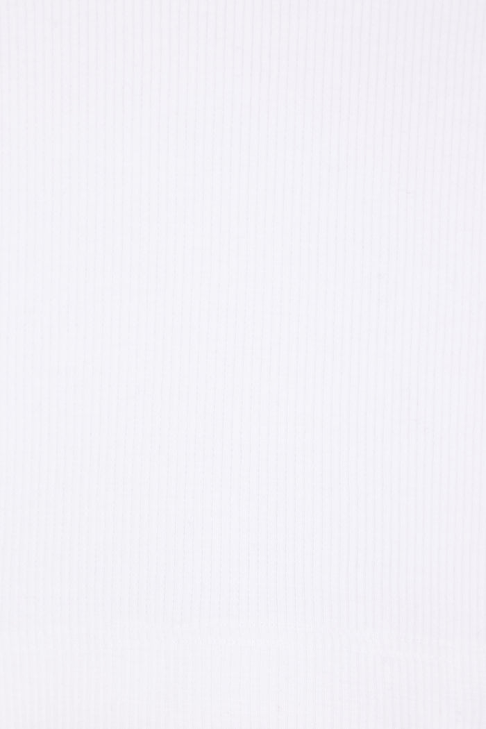 Baby Peru cropped t-shirt in rib jersey