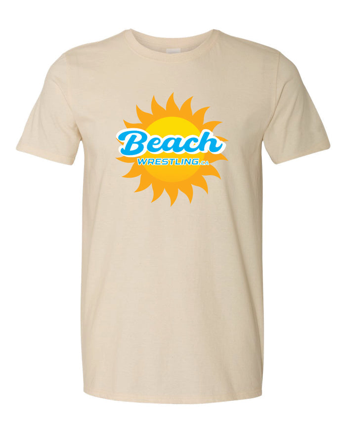 Beach Wrestling Tee Adult Mens SAND
