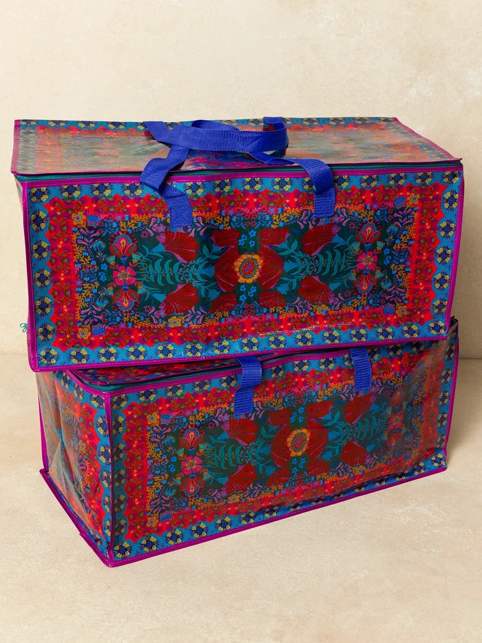 Better Than A Box Packing Tote Set - Red Folk Flower-view 4