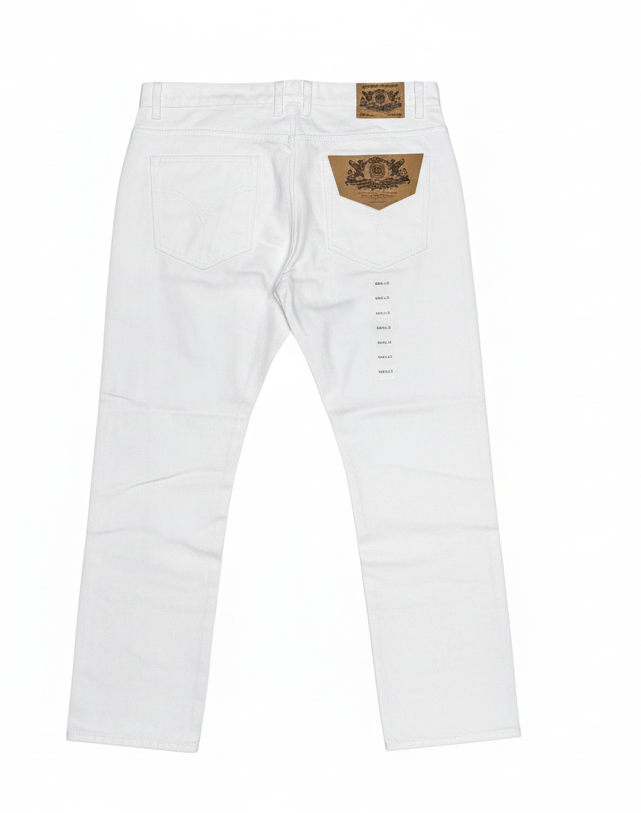 B&T NOIZ STRAIGHT FIT JEANS - DP720X - WHITE
