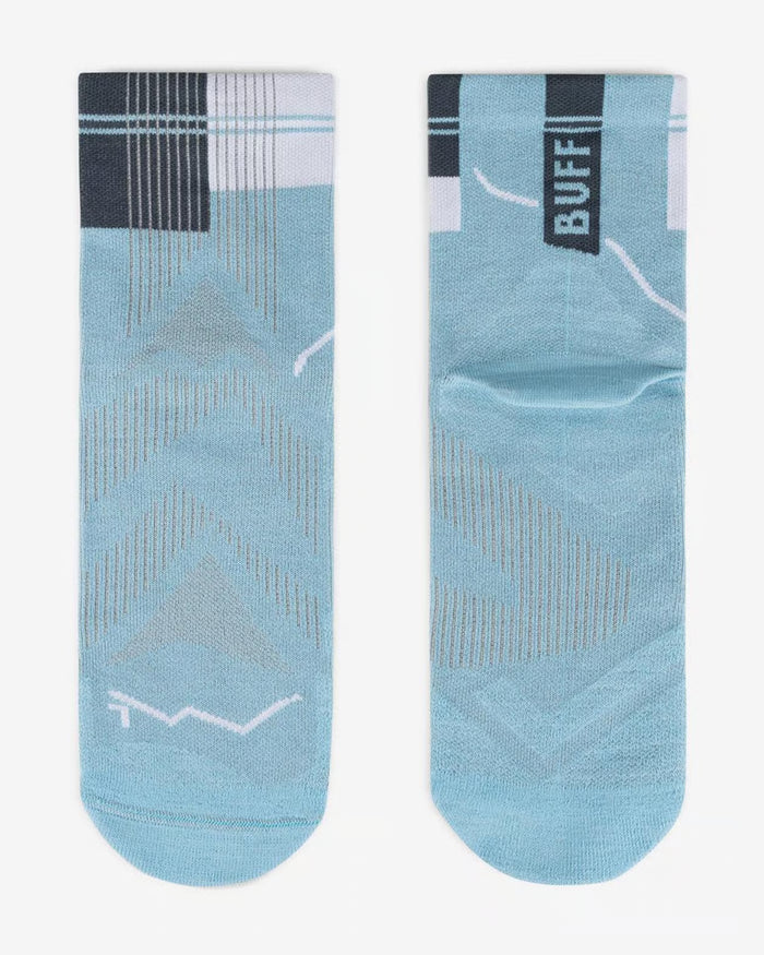 BUFF COOLNET QUARTER SOCK CG DUSTY BLUE