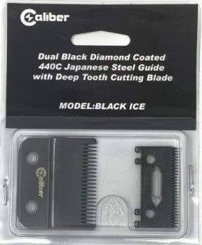 CALIBER BLACK ICE DUAL DLC DEEP TOOTH BLADES- Black ICE - Palms Fashion Inc.
