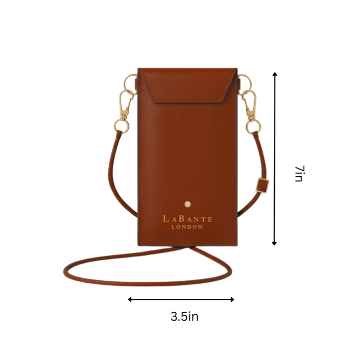 Cancun Brown Plant Based Phone & Card Crossbody (Pre-Order For delivery Nov 28th 2026)