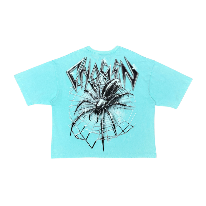 CHOSEN "SPIDER" OVERSIZE T-SHIRT - CS6114 - TEAL