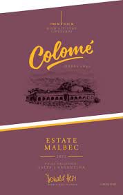 Colome Estate Malbec, Argentina