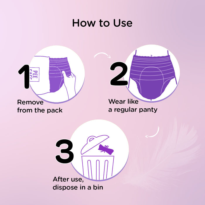 Pee Safe Comfort Period Panty XL-XXL (8 Panty) *