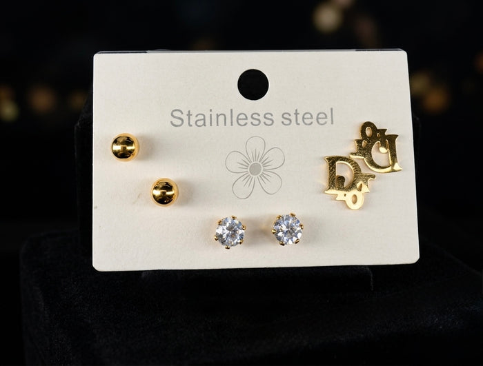 D Earring Set