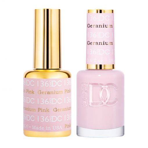 DND DC Gel Nail Polish Duo 136 - Geranium Pink