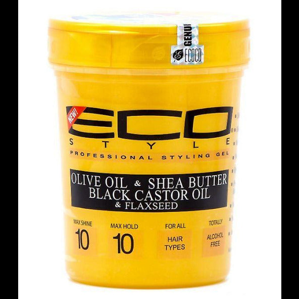 Eco Style Olive Oil & Shea Butter Black Castor Oil & Flaxseed