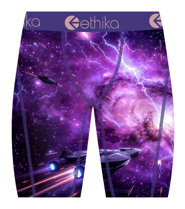 ETHIKA BOXER BRIEFS "SPACE WAR" - MSUAAF2608 - PURPLE