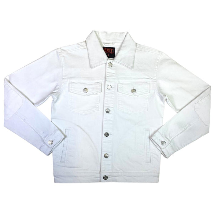 EXIT DENIM JEANS SET - EX-6654SET- WHITE