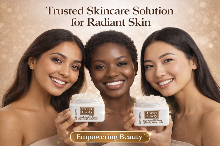 First Lady HD Brightening Face Cream – Retinol, Kojic Acid & AHA Glow Up Cream (250ml)