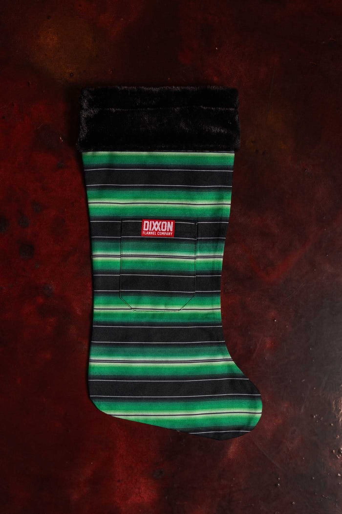 Green Serape Xmas Stocking