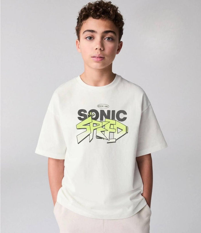 (K) BERGISS T- SHIRT - SONIC SPEED - OFF WHITE