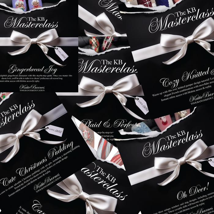 Katie Barnes Festive Edit - 12 Christmas Nail Art Masterclasses Bundle