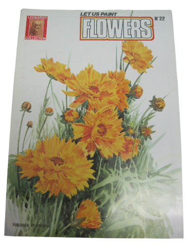 Leonardo Collection Art book Let Us Paint Flowers #22--Published by Vinciana