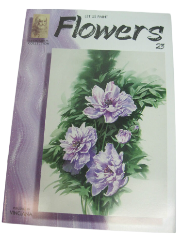 Leonardo Collection Art book Let Us Paint Flowers #23 Published by Vinciana
