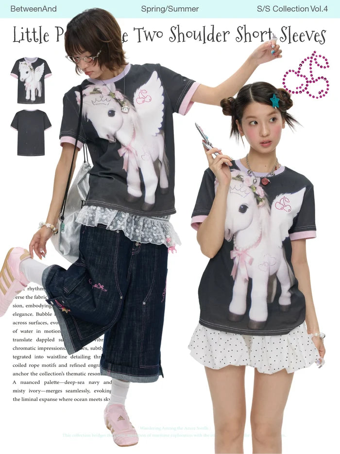 Little pony printed t-shirt