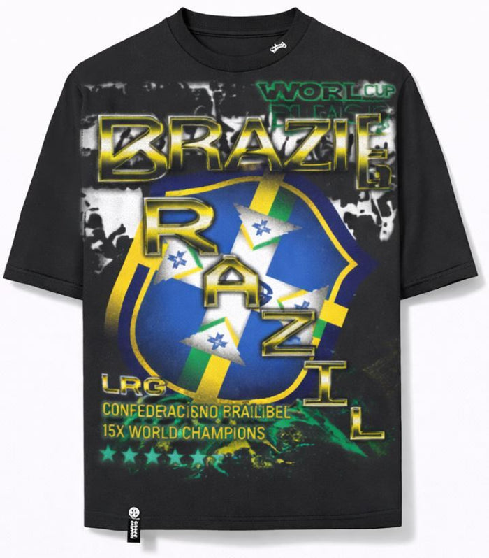 LRG BRAZIL GRAPHIC TEE - L4KUMSSXX - BLACK