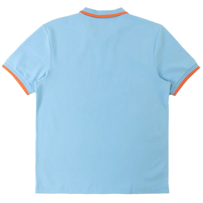 MAKOBI MORADI POLO SHIRT - M397 - LIGHT BLUE/ ORANGE