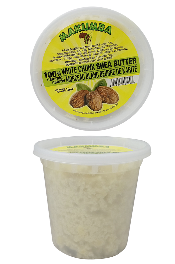 Makumba 100% Shea Butter White Chunk