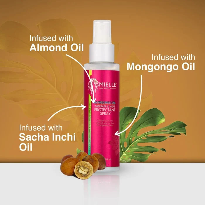 Mielle Mongongo Oil Heat Protect Spray(4oz)