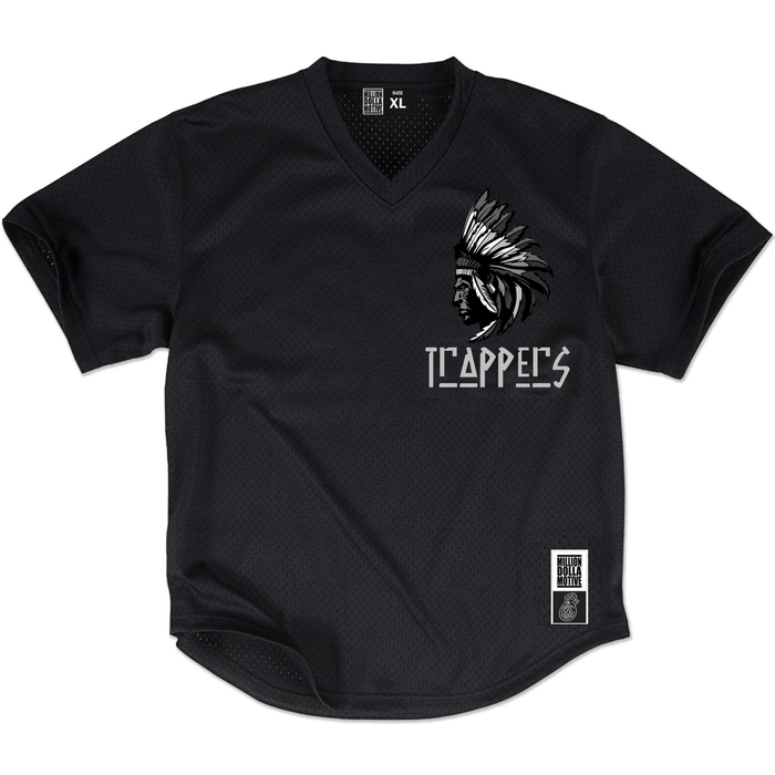 MILLION DOLLA MOTIVE JERSEY - TRAPPERS - BLACK/GREY