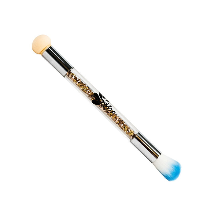 NITRO 2in1 CHROME brush & Dipping POWDER clean brush
