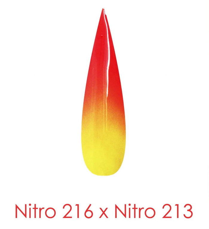 Nitro Dipping Powder - Set of 2 Ombre Colors 2oz/Jar - BOUND PRINCESS (NT216 X 213)