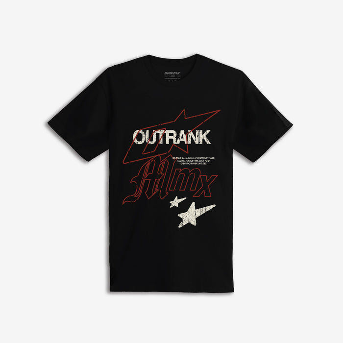 OUTRANK JUST BE YOU T-SHIRT - OR3892T - BLACK