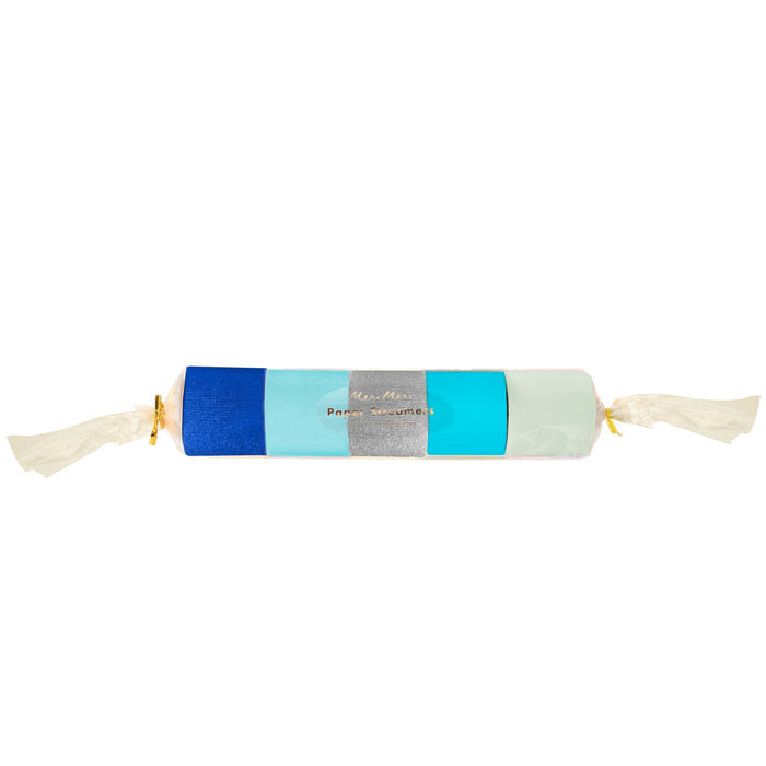 Paper Streamers - Blue Crepe Packed