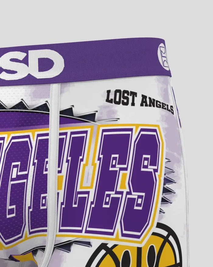 PSD BOXER BRIEF "LA BUCKETS" - 126180090 - WHITE/PURPLE
