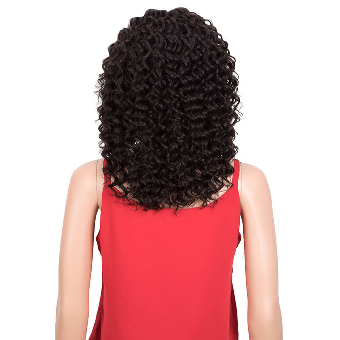qvr wigs deep wave human hair lace wig for elegant looks