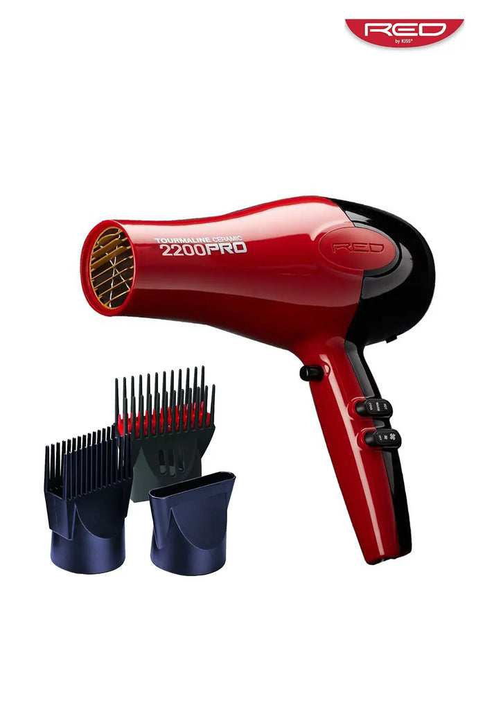 RED BY KISS 2200 PRO TOURMALINE CERAMIC #BD07N - BSW BEAUTY CANADA