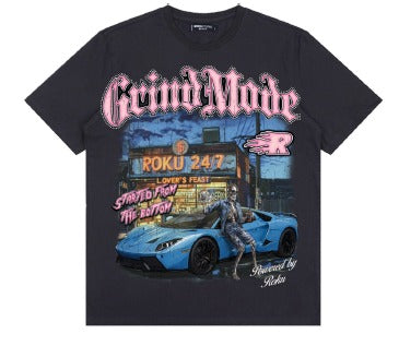 ROKU STUDIO GRIND MODE REG FIT TEE - RK1482100 - BLACK