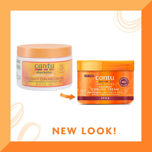 Shea Butter for Natural Hair Coconut Curling Cream 12oz by CANTU