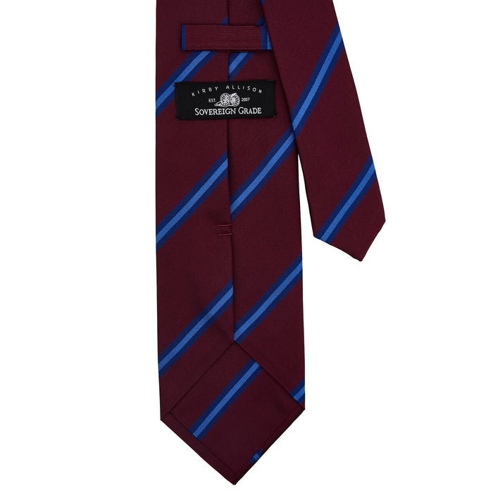 Sovereign Grade Oxblood & Navy Rep Tie