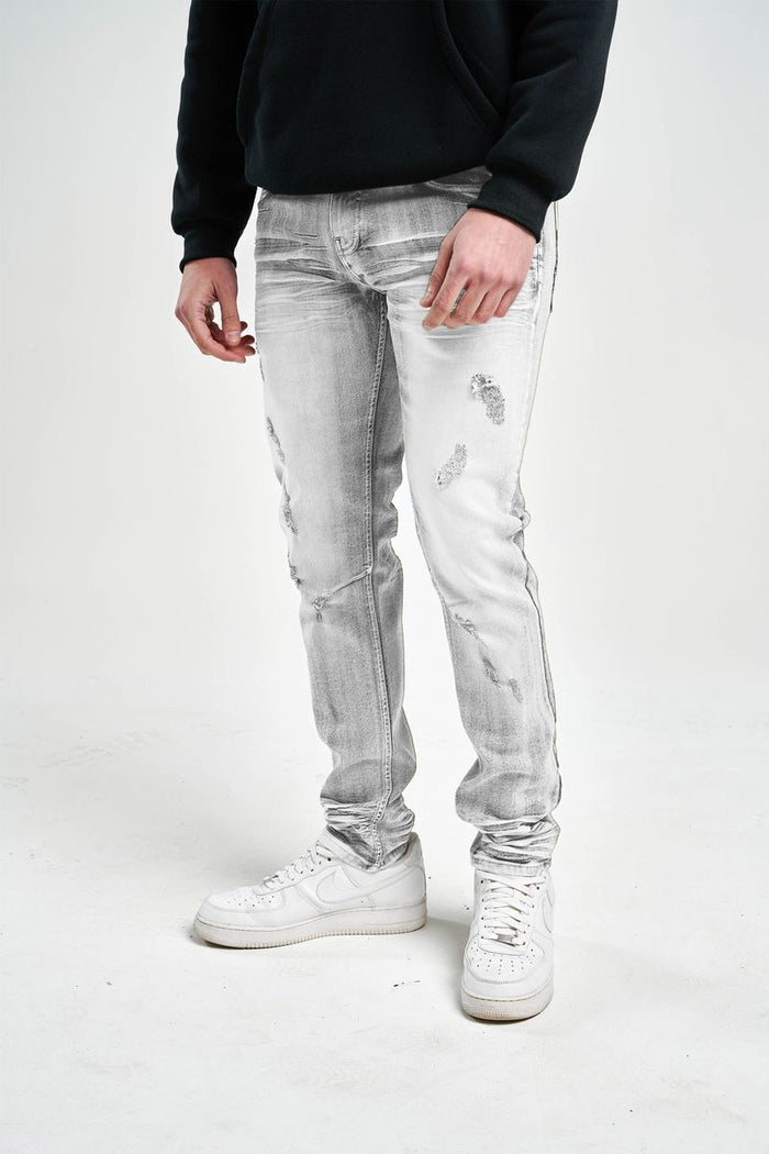 SPARK PREMIUM DENIM SLIM FIT JEANS - S4402 - GRAY
