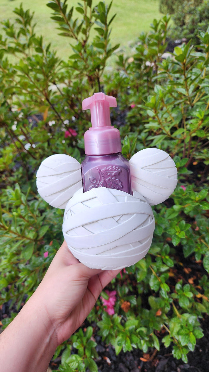 *STL /3MF FILE ONLY*Halloween Mouse Mummy Bath & Body Foam Soap Holder Digital File