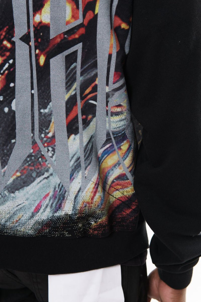 STRAY ONLY THE STRONG PULLOVER HOODIE - ST1519 - BLACK