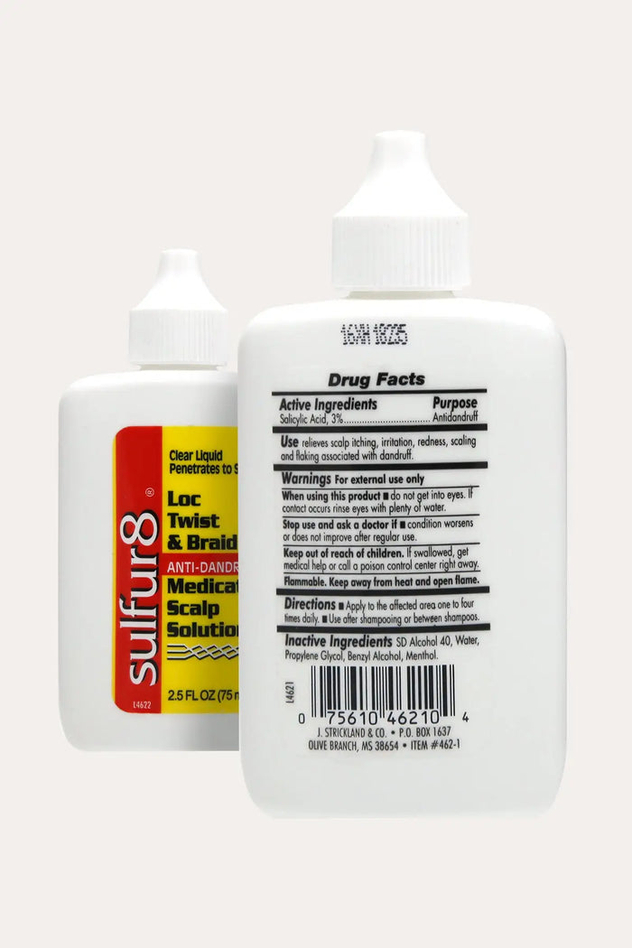SULFUR8 LOC TWIST & BRAID ANTI-DANDRUFF MEDICATED SCALP SOLUTION 2.5oz - BSW BEAUTY CANADA