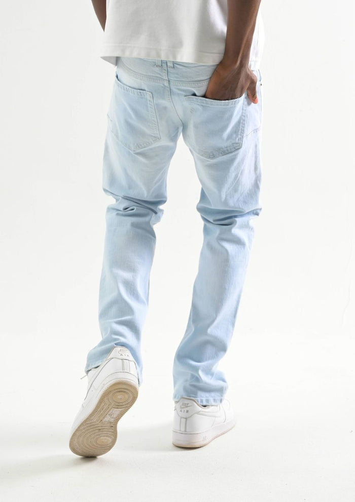TAKER SLIM STRAIGHT FIT JEANS - T4101 - LT.BLUE