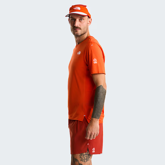THE NORTH FACE HIGH TRAIL TEE LAVA RED HOMBRE