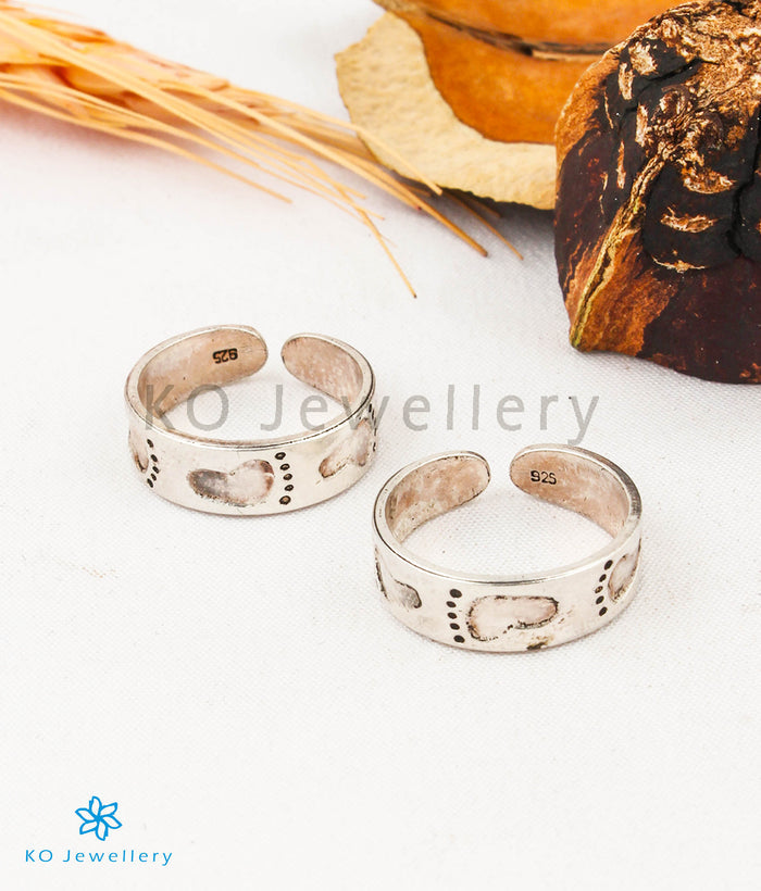Wandering Feet Silver Toe-Rings