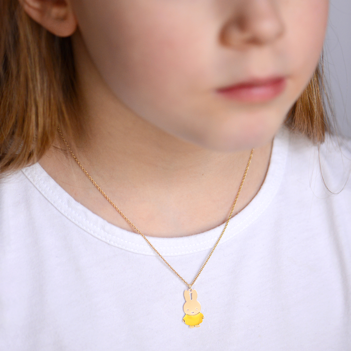 Titlee - Miffy Bunny Blue Necklace
