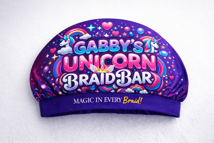 Unicorn Braid Bar Bonnet