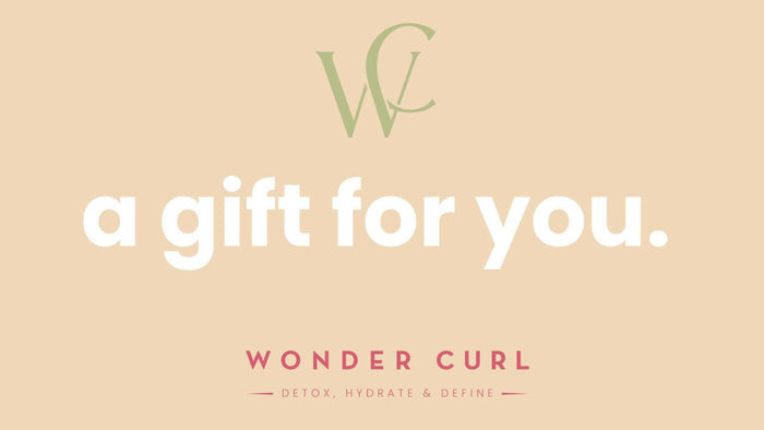 Wonder Curl Gift Card for Curl Care and Hair Products
