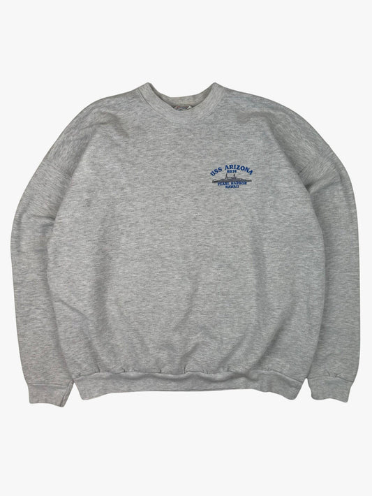 1990’s USS Arizona BB30 Pearl Harbor Hawaii Sweatshirt