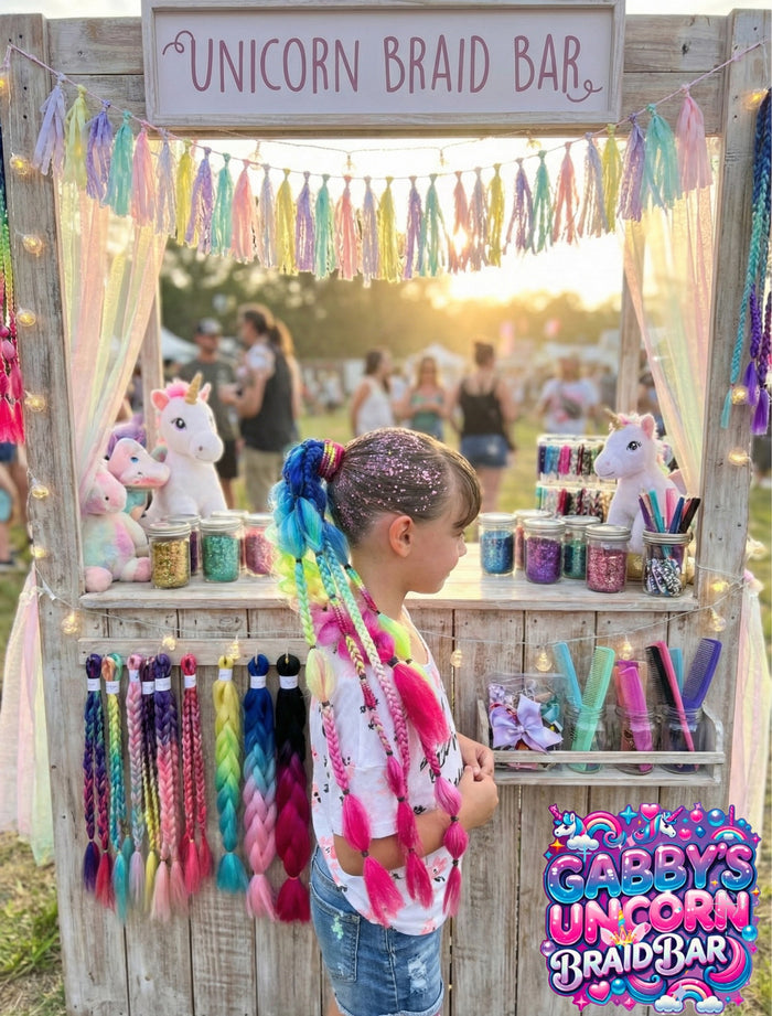 2026 Ultimate Unicorn Braid Party Package (Lock in 2025 Rates!)